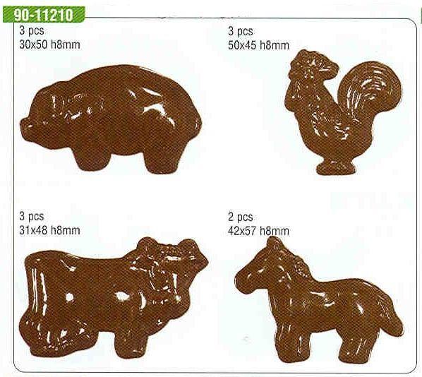 Форма для шоколада "домашние животные" 90-11210 от СП Контакт