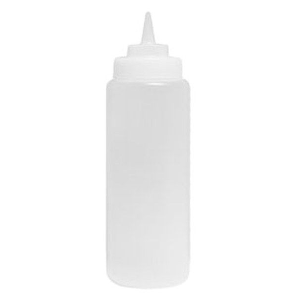 Бутылка пластиковая для соуса 680 мл (белая) PSB-24C от СП Контакт