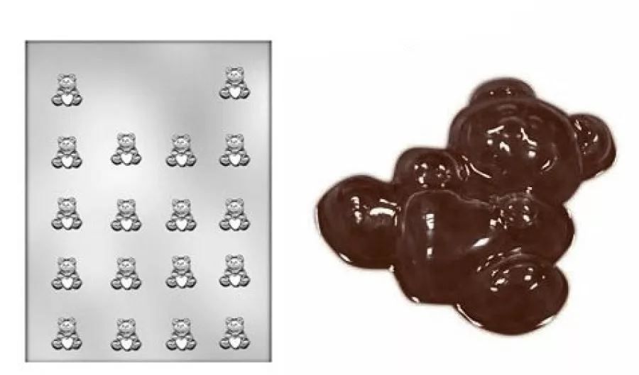 Форма для шоколада "медвеженок" 90-1018 от СП Контакт