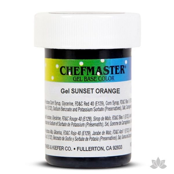 Краска пищевая (sunset orange) 7338 от СП Контакт