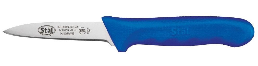 Набор ножей, 2шт, лезвие 8см (голубая ручка) KWP-30U от СП Контакт