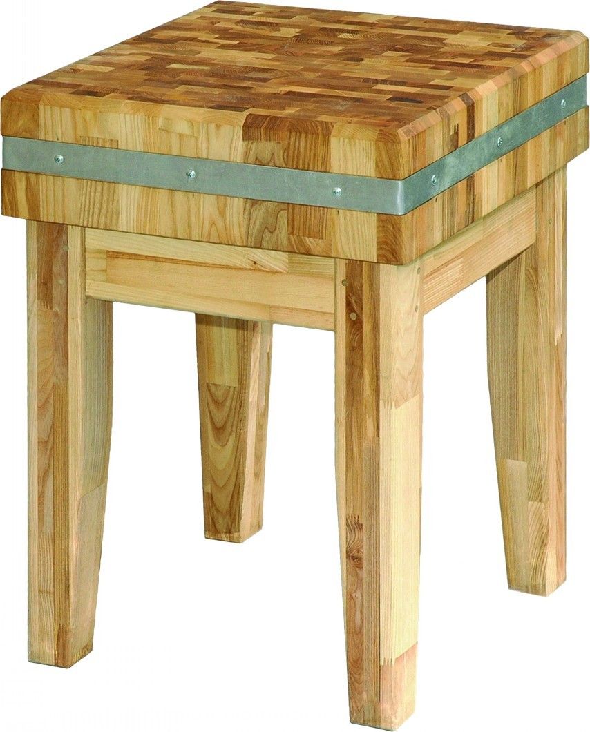 Кухонный стул деревянный для разруба и обвалки мяса 650×650мм СОМ605 от СП Контакт