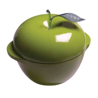 Кастрюля (в форме яблока)  2,8 л эмалированный чугун Lodge зеленого цвета диам.225мм Lodge Cast Iron E3AP50 от СП Контакт