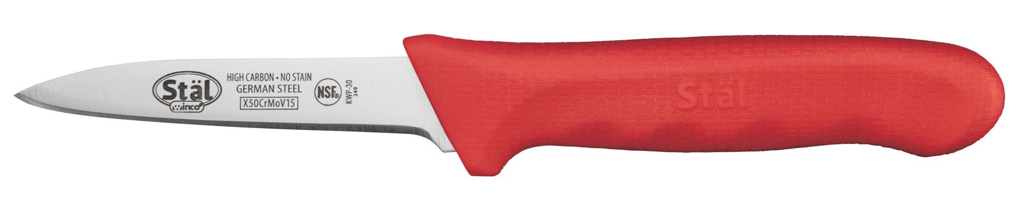 Набор ножей, 2шт, лезвие 8см (красная ручка) KWP-30R от СП Контакт