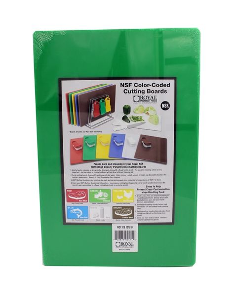 Доска пластиковая для нарезки 300×450х12,5мм зеленая ROY CB 1218 G от СП Контакт