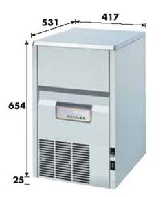 Льдогенератор Migel  30кг/сутки стаканчиковый лёд KL-32A от СП Контакт