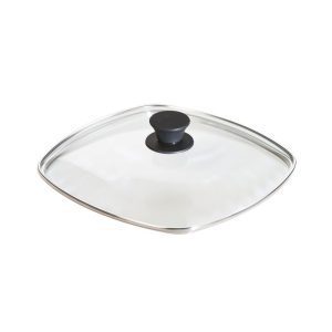 Кришка скляна квадратна 270х270мм для чавунної сковороди Lodge Cast Iron