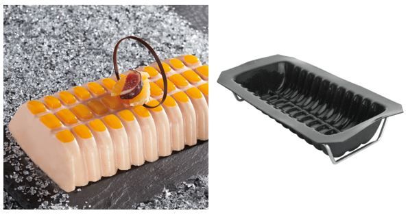 Flexible pastry mould, Cake w/SS frame