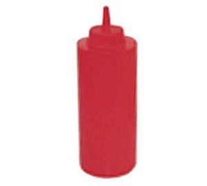 Plastic Squeeze Bottle, 24oz RED