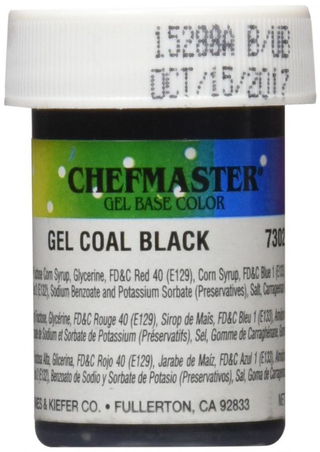 Краска пищевая (coal black)