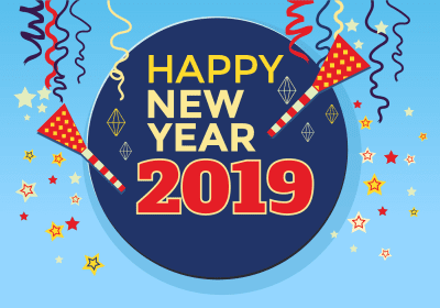 Вітаємо з Новим 2019 роком і Святами!