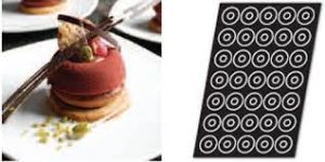 Flexible pastry tray, 35 savarins