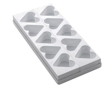 Uniportion moulds made of plastic,