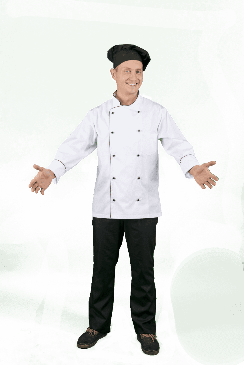 Куртка кухорська чоловіча з кантом XXL
