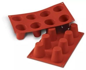 Siliconflex mould, cylinder, 8 fig.
