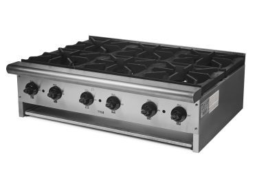 Плита газовая настольная 6-ти конфорочная ТТ6-36 CustomHeat