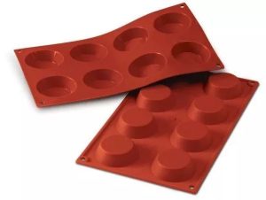 Siliconflex mould, tartlet, 8 fig.
