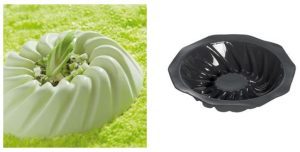 Flexible pastry mould, Rosette Shape