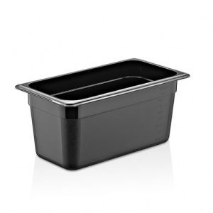 Ємність гастрономічна пластик. чорна GN 1/4 h=150 мм GastroPlast GNP-14150BL