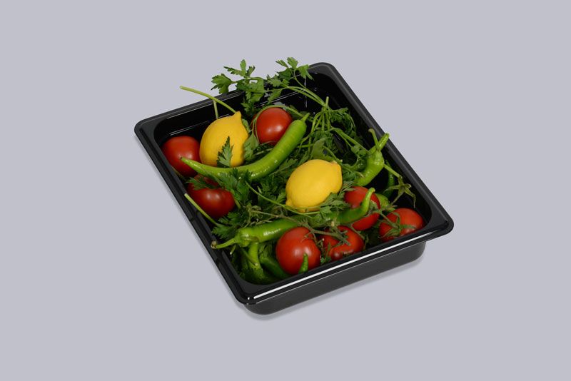 PC Food Pan, Half x 2-1/2″ BLACK