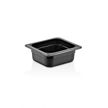 PC Food Pan, Sixth x 2-1/2″ BLACK