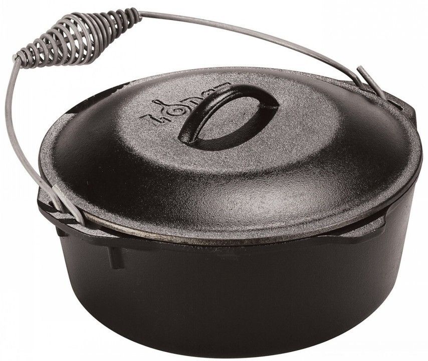 Котел чавунний з кришкою 8,5л діам. 330мм Lodge Cast Iron
