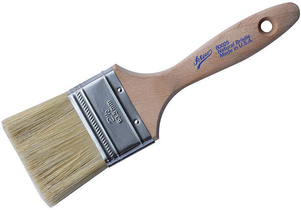 1-1/2″ White Flat Pastry Brush