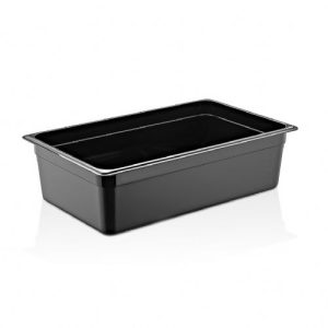 Ємність гастрономічна пластик.  чорна  .GN 1/1 h=150 мм GastroPlast GNP-11150BL