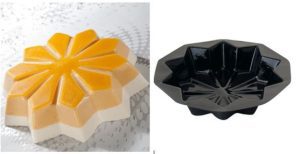 Flexible pastry mould, Star Shape