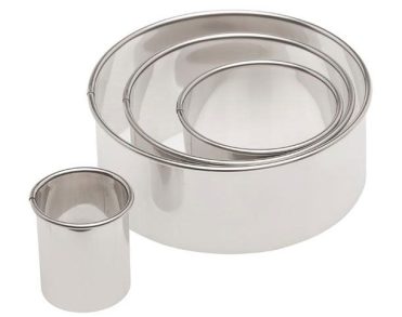 4-piece Round Cutter Set