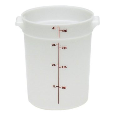 Poly Round Container 4 qt