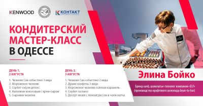 Кондитерський майстер-клас від Еліни Бойко