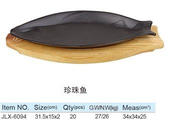 Тарілка чавунна JinLixin JLX-6094-31,5×15