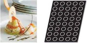 Flexible pastry tray, 20 cones