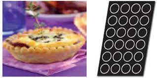 Flexible pastry tray, 24 tartlets