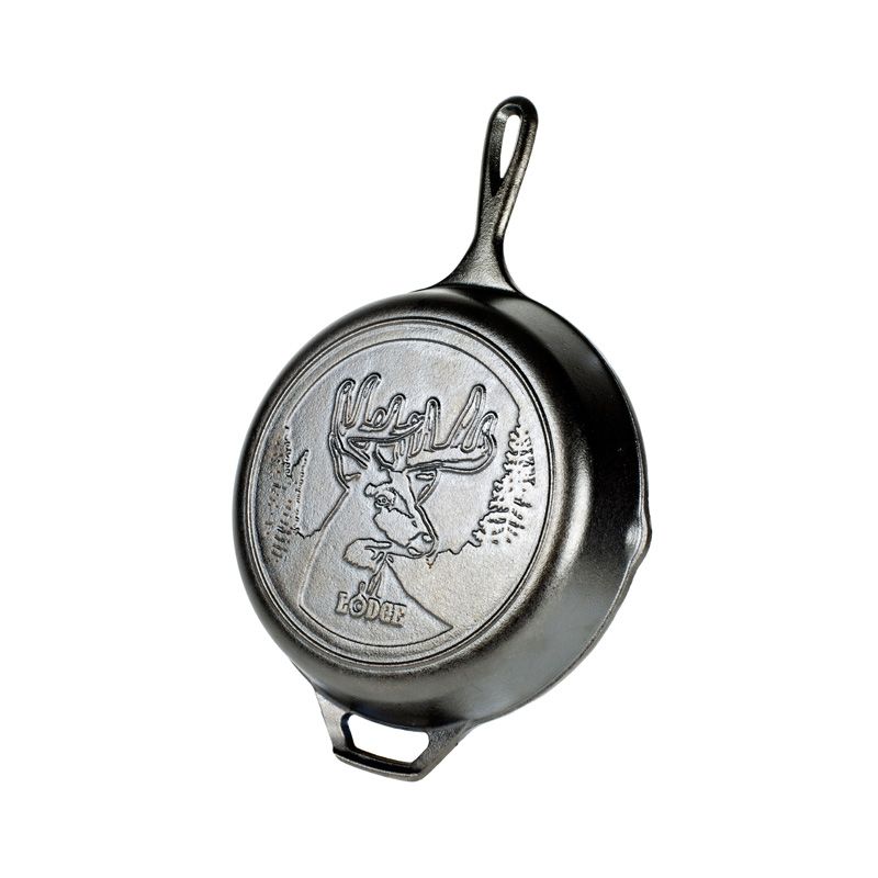 10.25″ Skillet with Deer