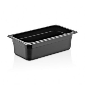 Ємність гастрономічна пластик. чорна  GN 1/3 h=100 мм GastroPlast GNP-13100BL