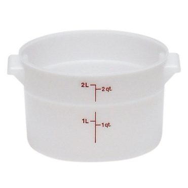 Poly Round Container 2 qt