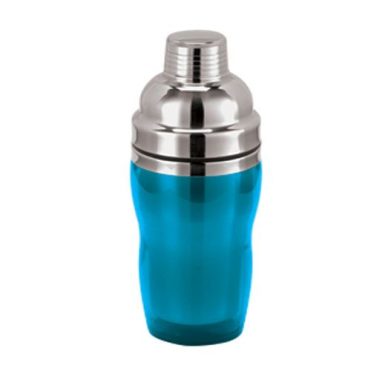 Cocktail shaker, s/s, blue