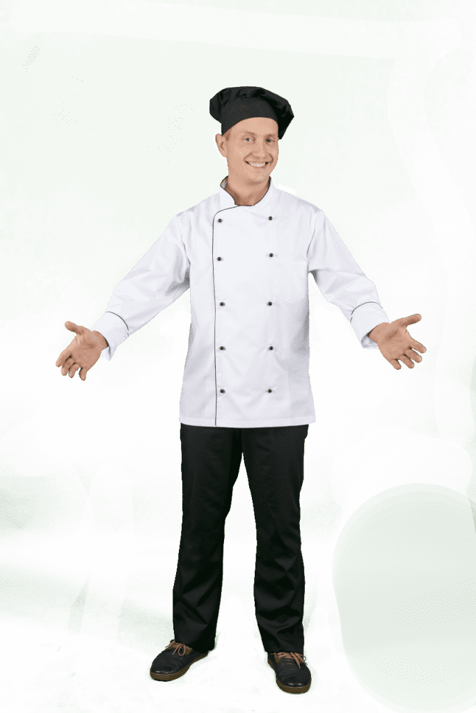 Куртка кухарська з кантом S