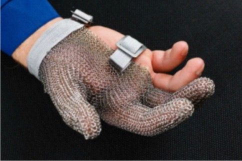 Рукавиця кольчужна з нержавійки Double”D”Knitting & Glove DD-USM 1005M