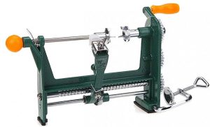 Orange peeler with screw
