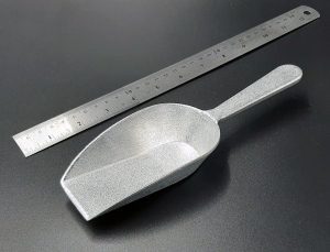4oz Aluminum Flat Bottom Scoop