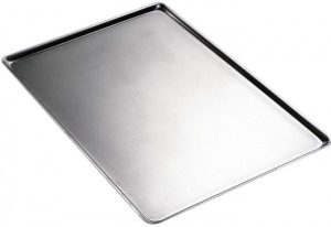 Not coated aluminium pan, mm 400x600x20h