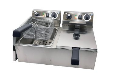 Фритюрница электрическая SYBO 10+10 настольная