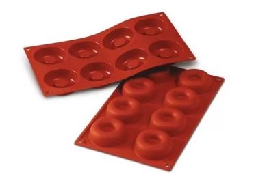 Siliconflex mould, savarin, 8 fig.