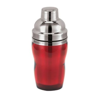 Cocktail shaker, s/s, red