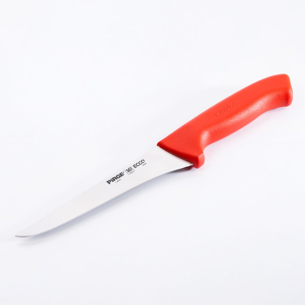 Boning Knife, 16,5cm, Red handle